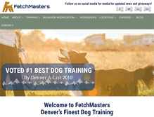 Tablet Screenshot of fetchmasters.com